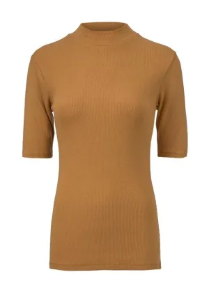 Krown t-shirt - Warm Camel