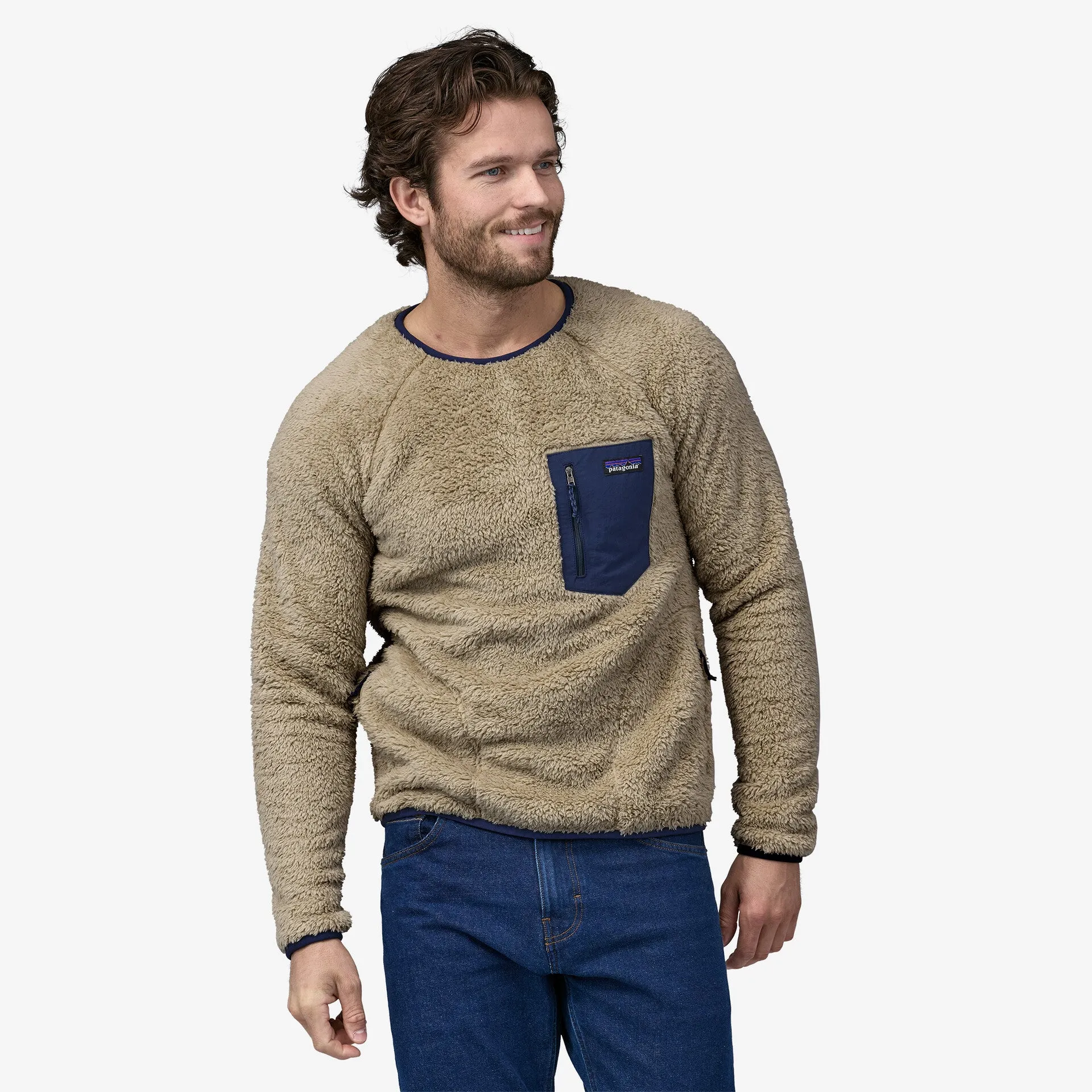 Los Gatos Patagonia Men's Fleece T-Shirt, Black