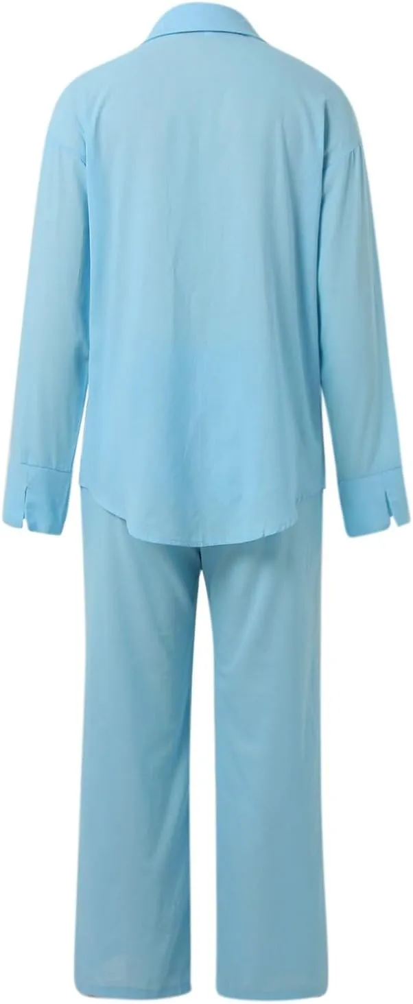 Lounge Set Womens Oversized Loungewear Matching Set Loungewear Chic Lounging Set Travel Jogger Set Winter Pajama Set