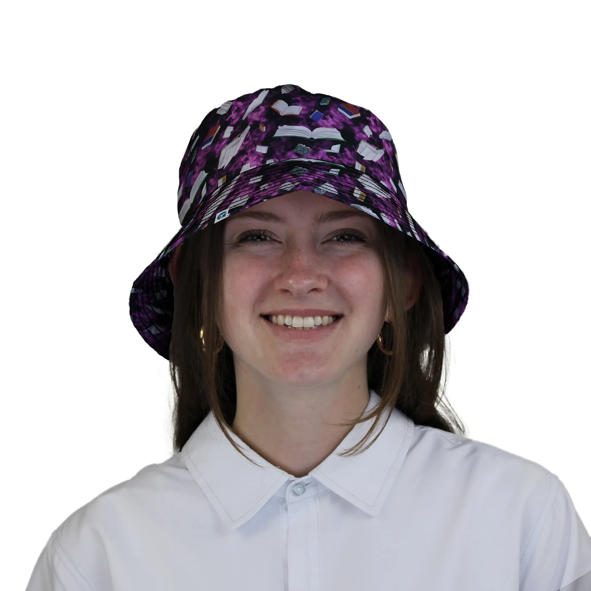 Magical Books Purple Bucket Hat