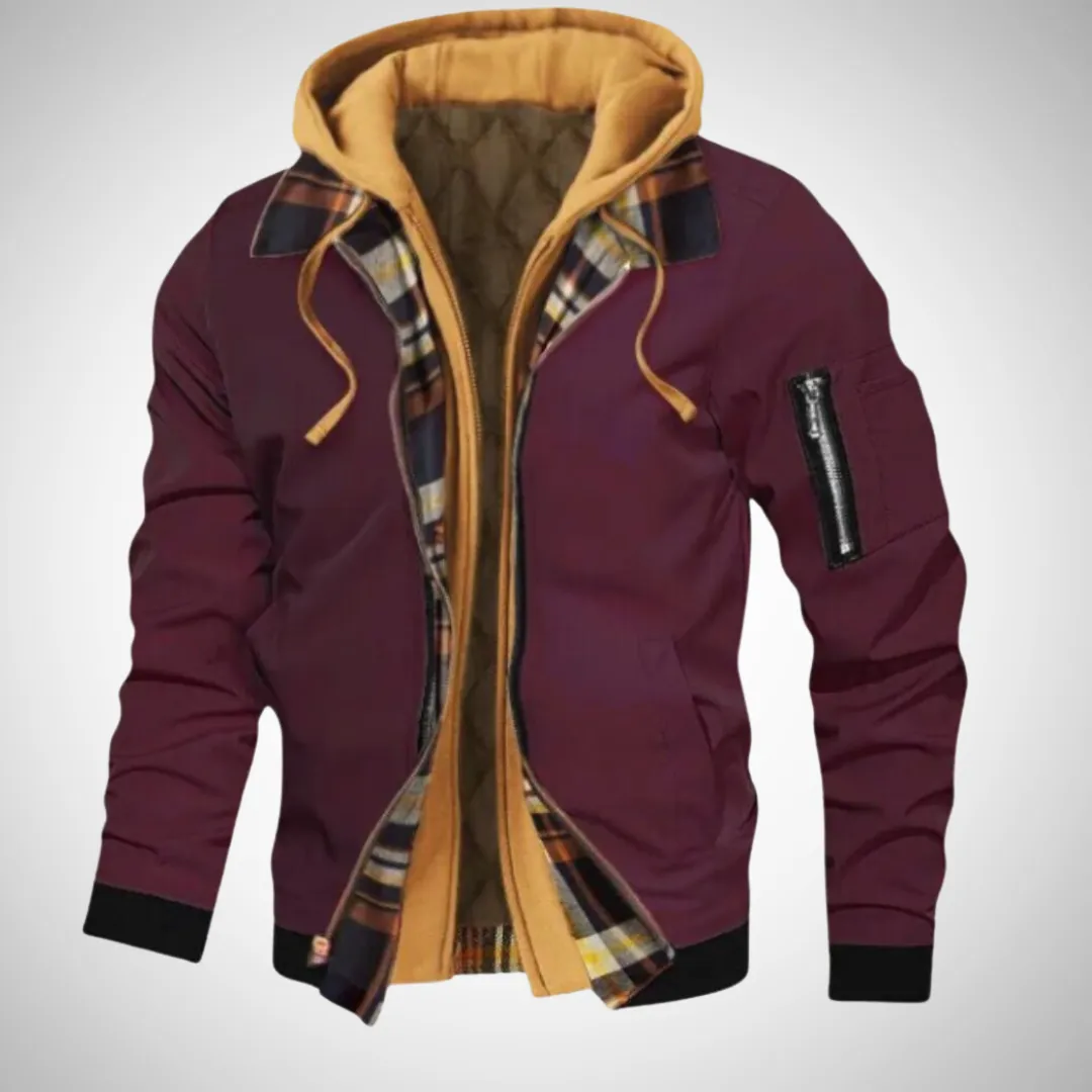 Marvel Plaid Fleece Jacket