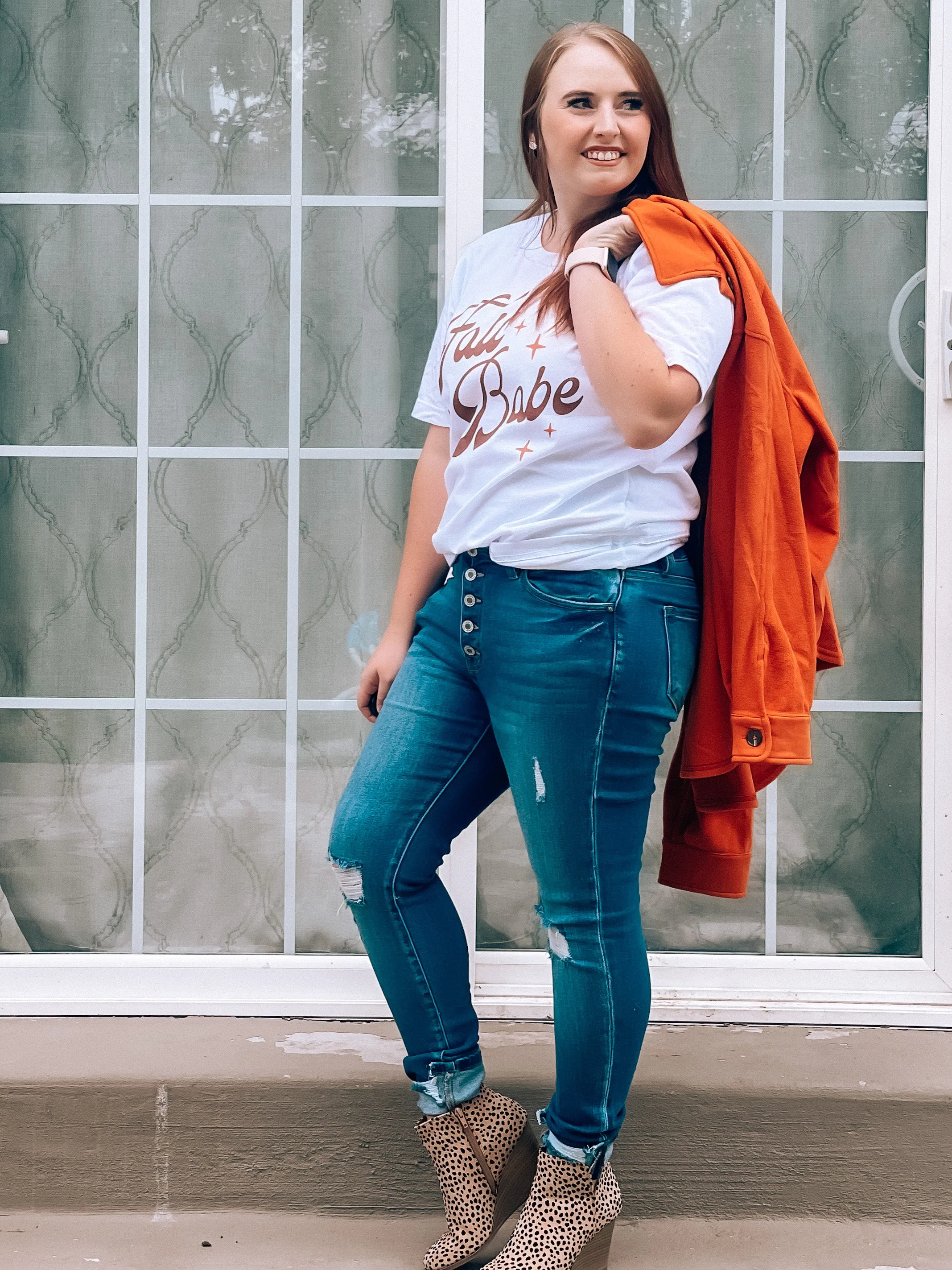 Matilda Shacket in Rust - MEDIUM