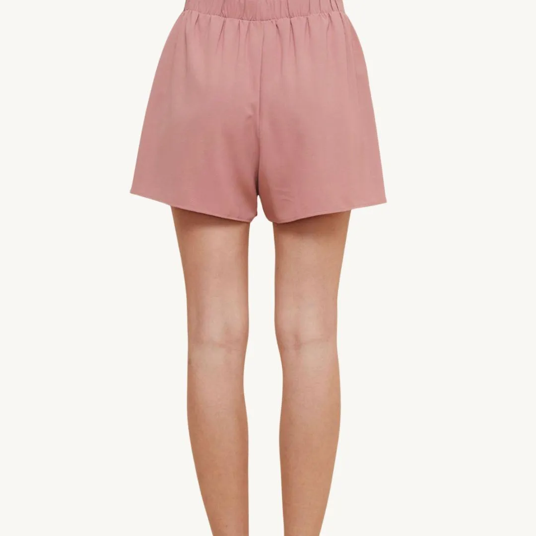 Mauve Dressy Shorts - Made in USA