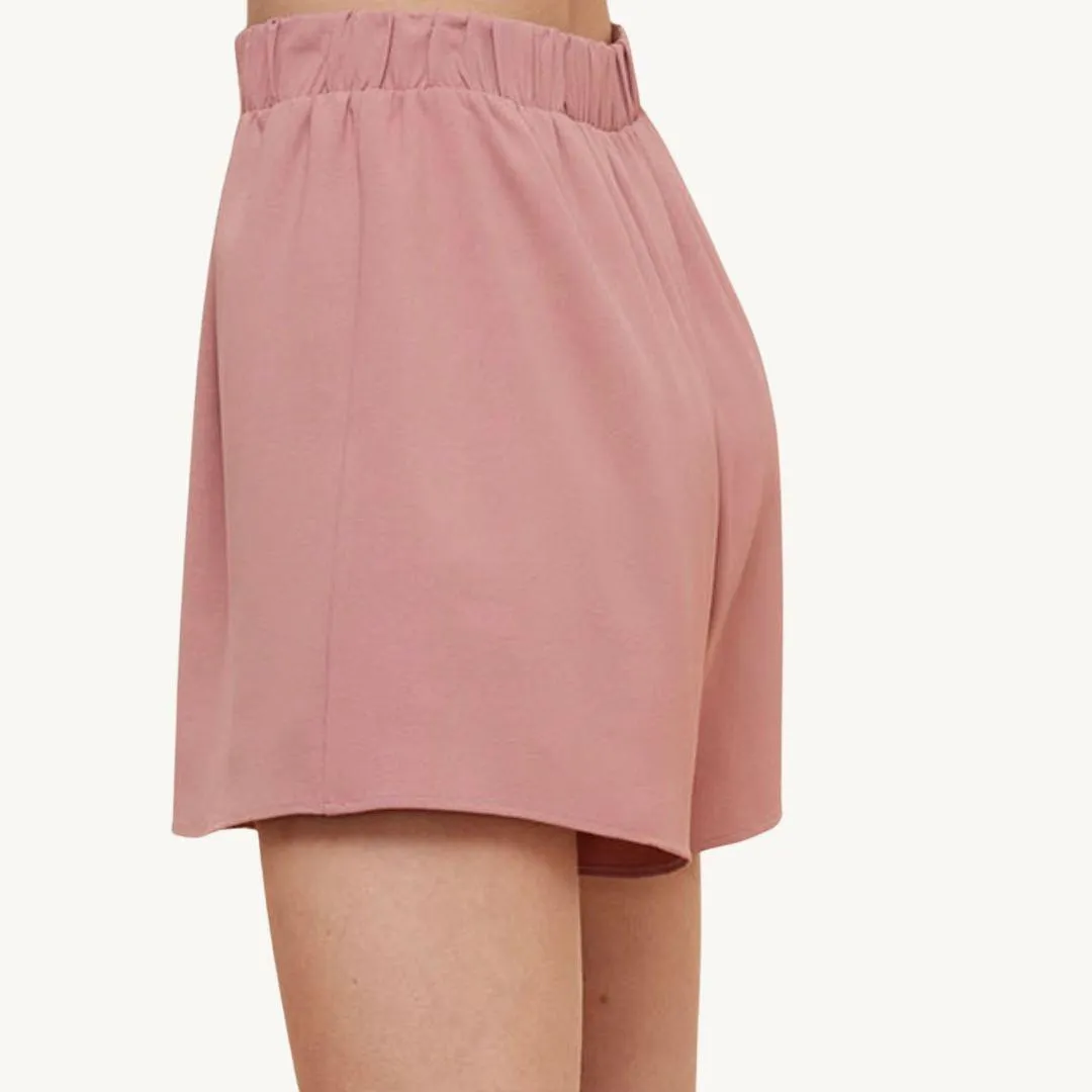 Mauve Dressy Shorts - Made in USA