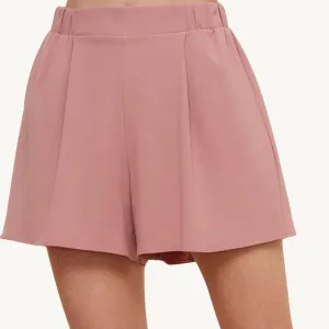 Mauve Dressy Shorts - Made in USA
