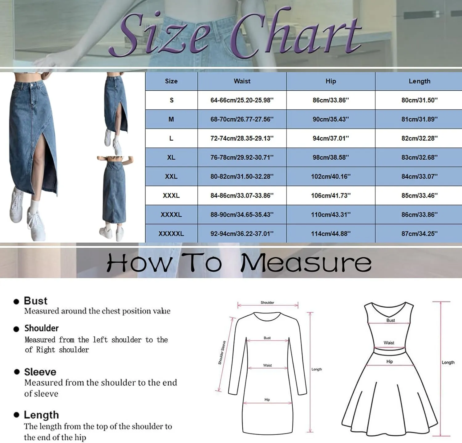 Maxi Skirts for Women Elegant High Waisted Denim Skirt for Women Summer Chic Asymmetrical Split Hem Slimming Midi