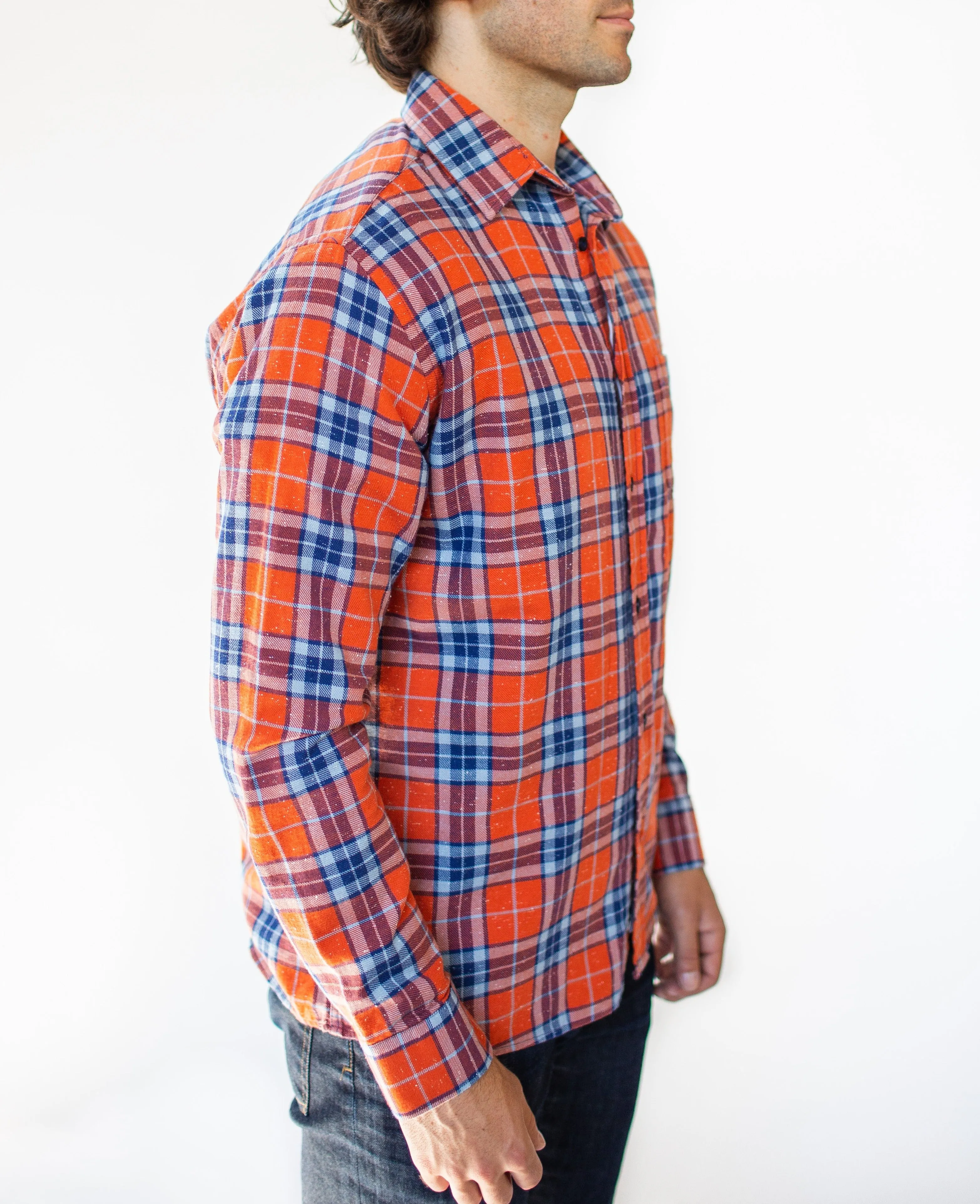 McKenzie Plaid Shirt (Orange)
