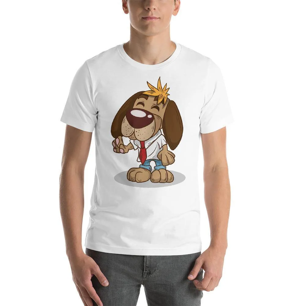 Men Round Neck printed Dog T-Shirts