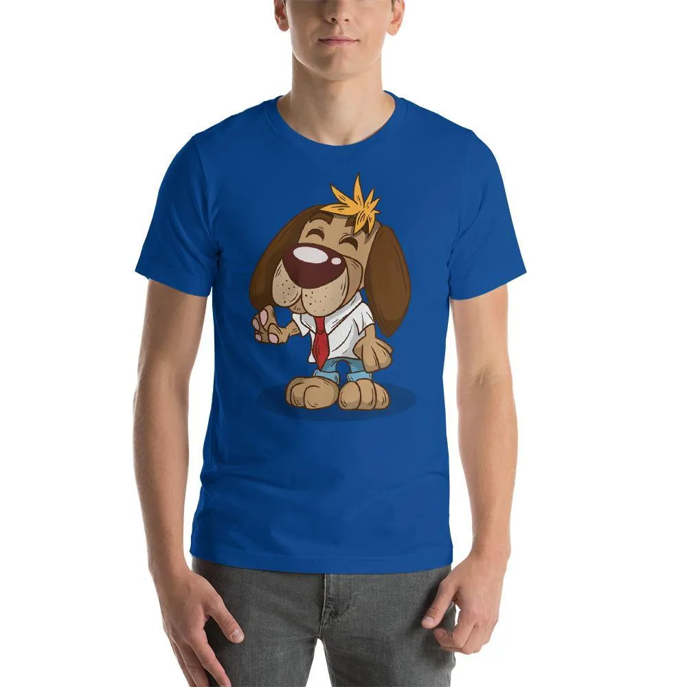 Men Round Neck printed Dog T-Shirts