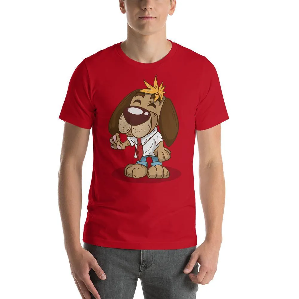 Men Round Neck printed Dog T-Shirts
