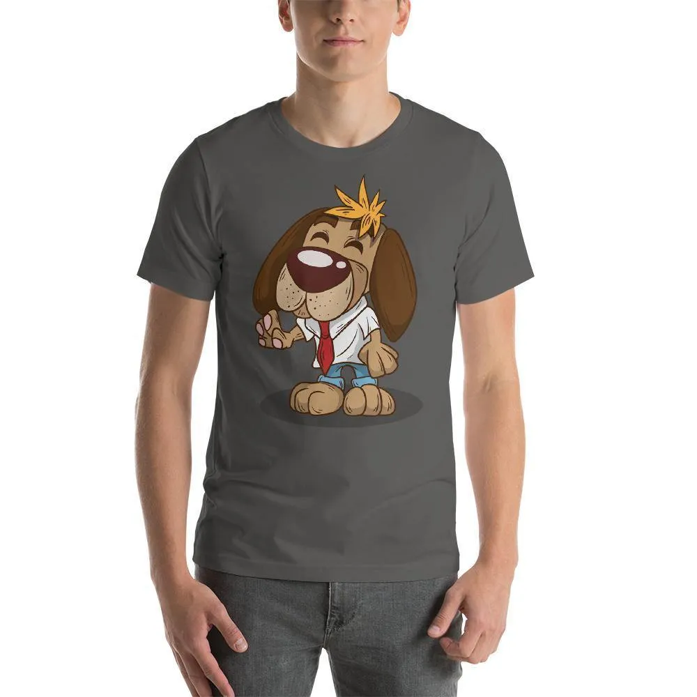 Men Round Neck printed Dog T-Shirts