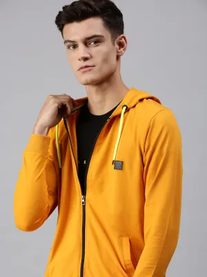 Men Yellow Hoodie