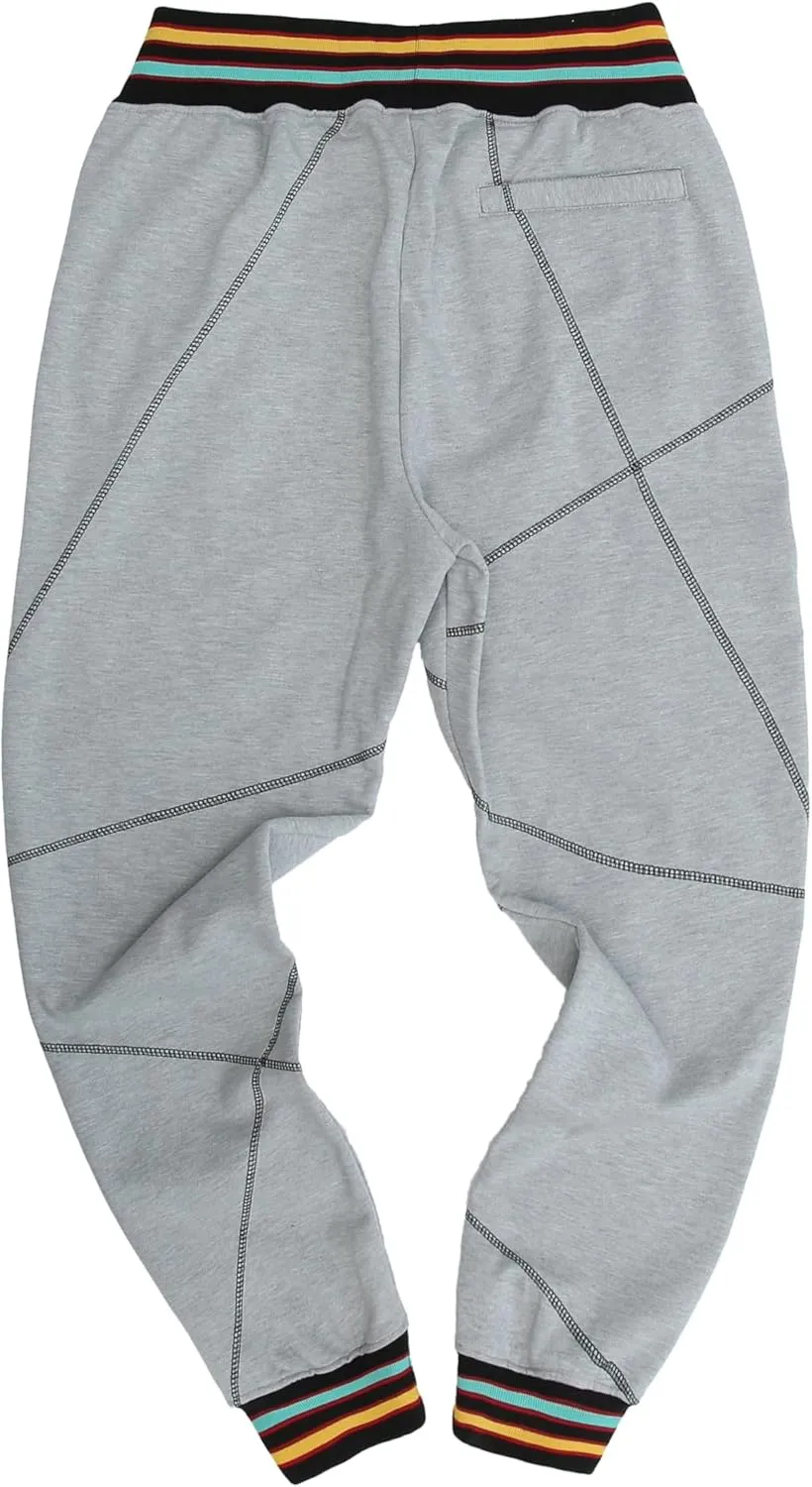 Men's Cozy Fleece Sweatpants - Fight The Power Capsule - Slightly Tapered with Classic Drawstrings