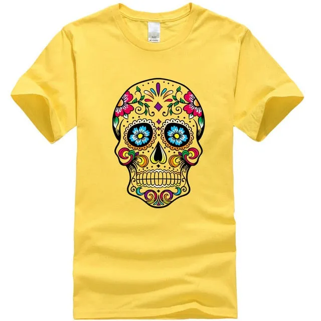 Men's T-shirt High Quality 100% cotton street style loose cool printed men t shirt casual short sleeve For Men