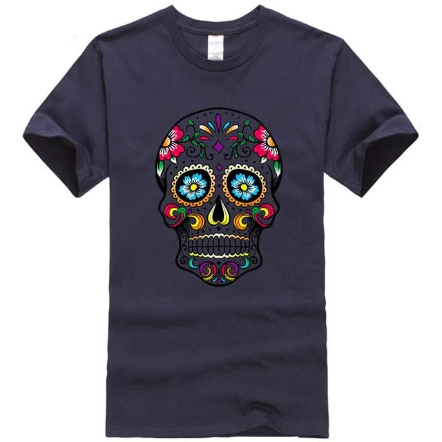Men's T-shirt High Quality 100% cotton street style loose cool printed men t shirt casual short sleeve For Men