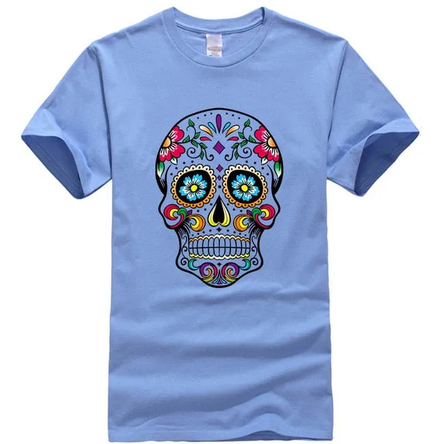 Men's T-shirt High Quality 100% cotton street style loose cool printed men t shirt casual short sleeve For Men