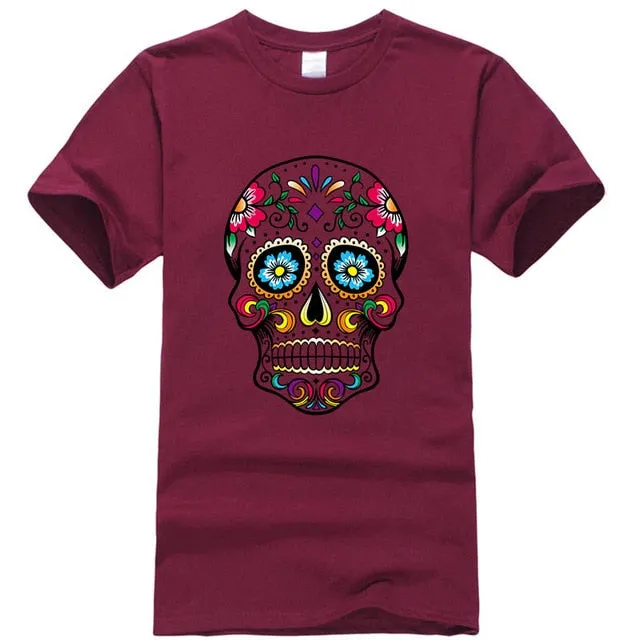 Men's T-shirt High Quality 100% cotton street style loose cool printed men t shirt casual short sleeve For Men