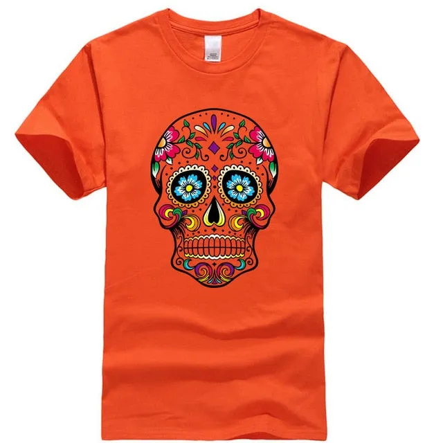 Men's T-shirt High Quality 100% cotton street style loose cool printed men t shirt casual short sleeve For Men