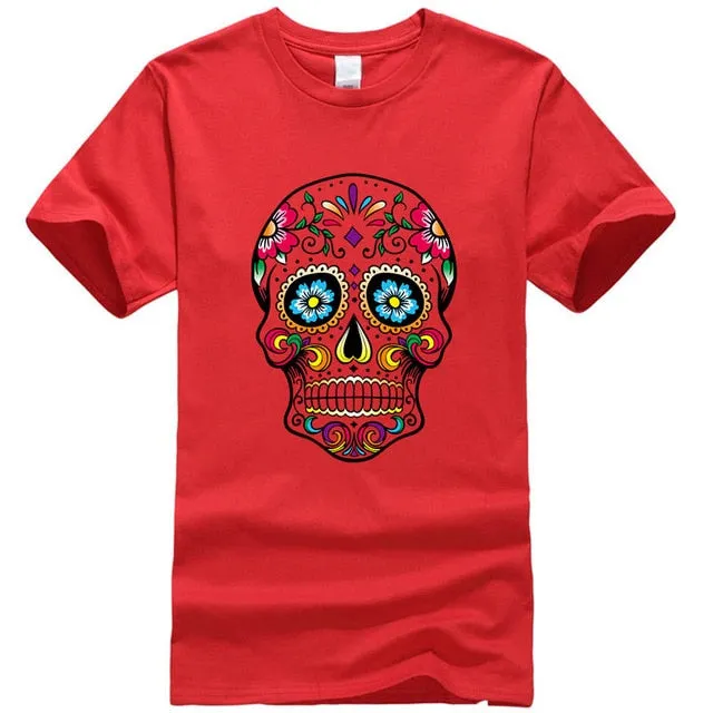 Men's T-shirt High Quality 100% cotton street style loose cool printed men t shirt casual short sleeve For Men