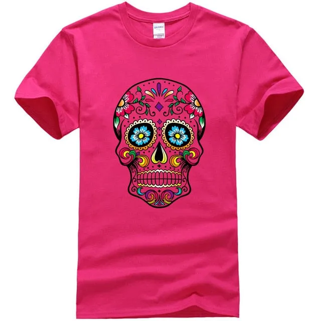 Men's T-shirt High Quality 100% cotton street style loose cool printed men t shirt casual short sleeve For Men