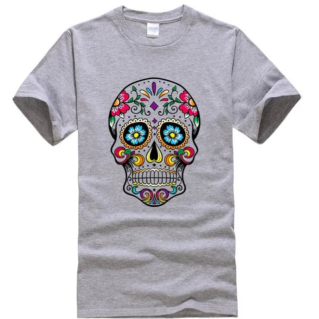 Men's T-shirt High Quality 100% cotton street style loose cool printed men t shirt casual short sleeve For Men