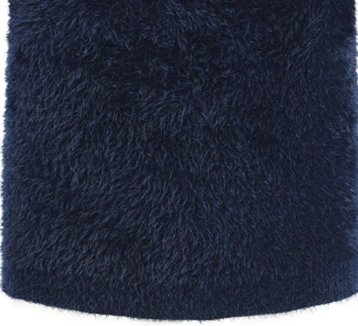 Men's Thermal Long Sleeve Underwear Shirts Fluffy Fleece Pullover Undershirts Winter Warm Mock Turtleneck Sweaters