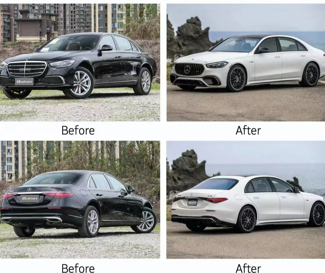 Mercedes-Benz S-Class W223 (Non-AMG Version) 2021  S63 AMG Style Body Kit