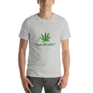 Mister Fab High On Life Men Round Neck printed T-Shirts