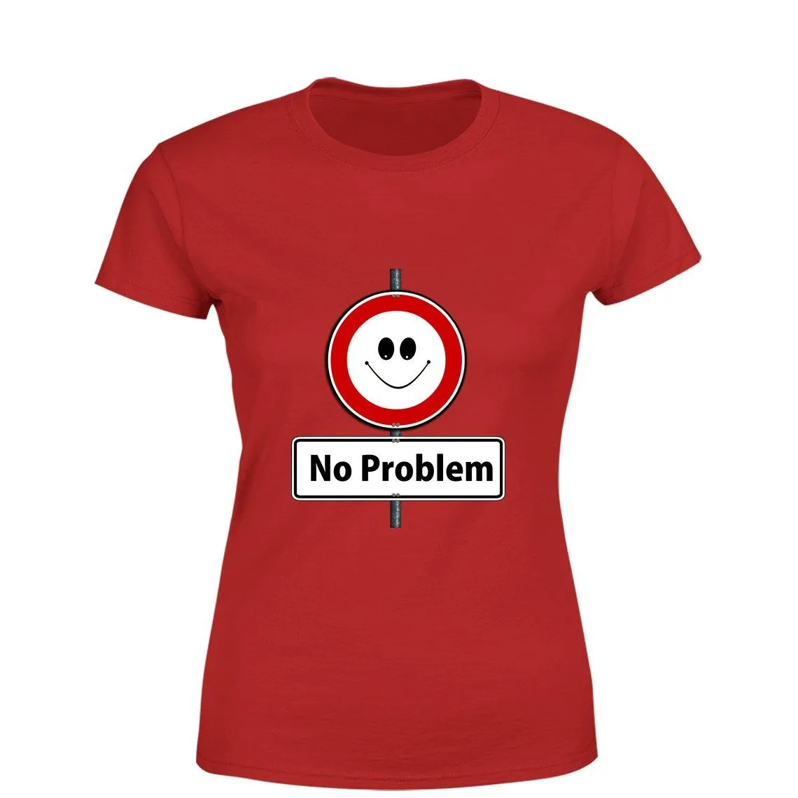 Mister Fab No Problem Women Round Neck printed T-Shirts
