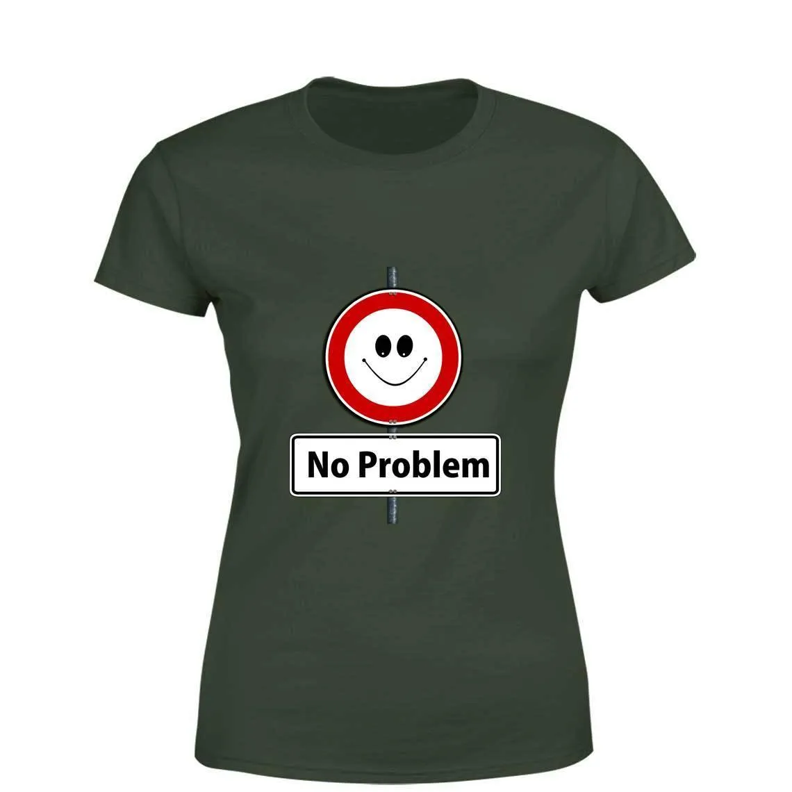 Mister Fab No Problem Women Round Neck printed T-Shirts