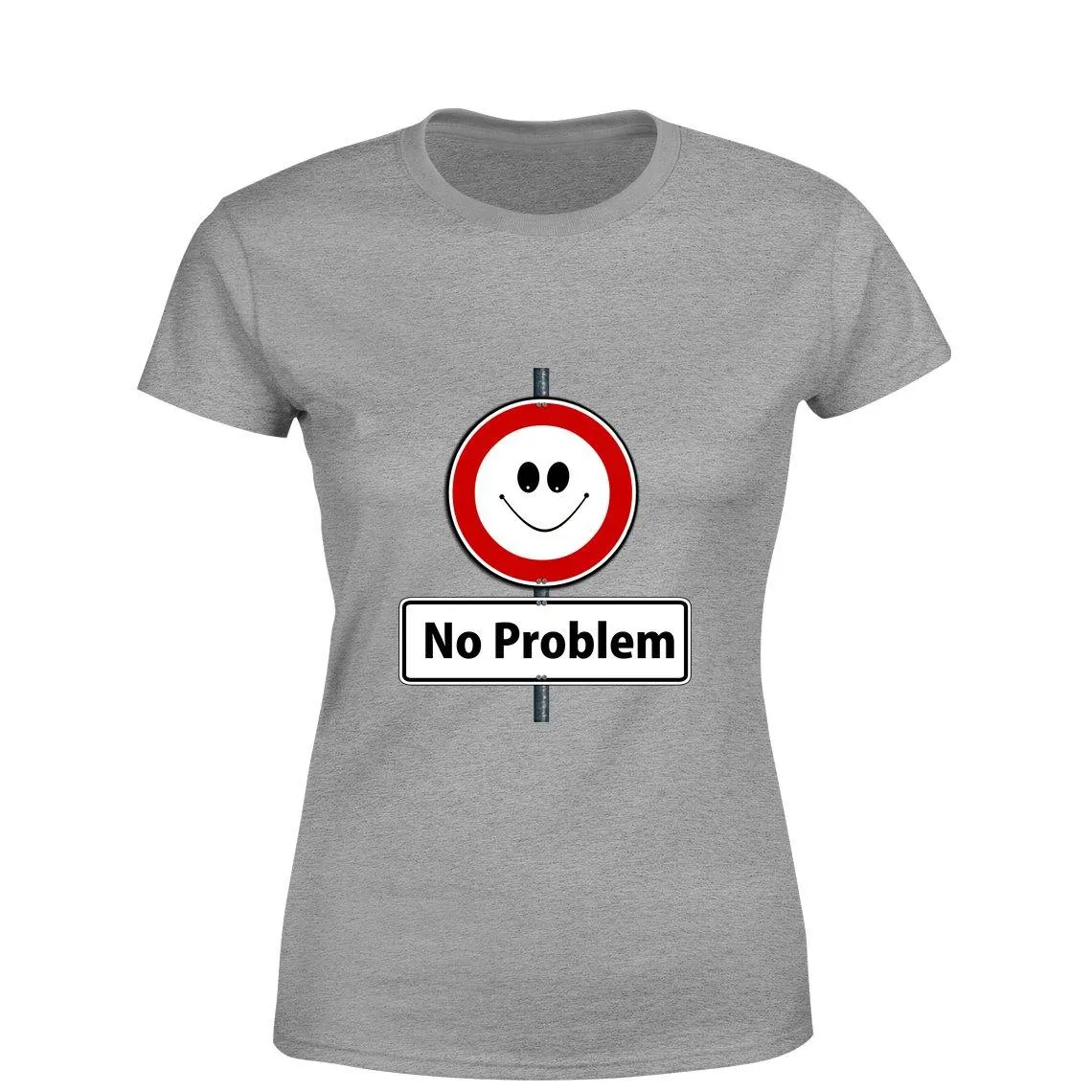 Mister Fab No Problem Women Round Neck printed T-Shirts