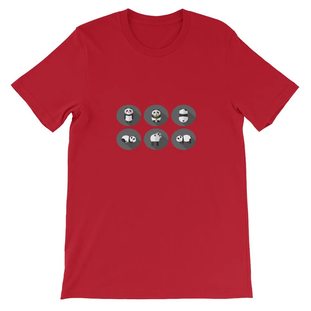 Mister Fab Panda Life Men Round Neck printed T-Shirts