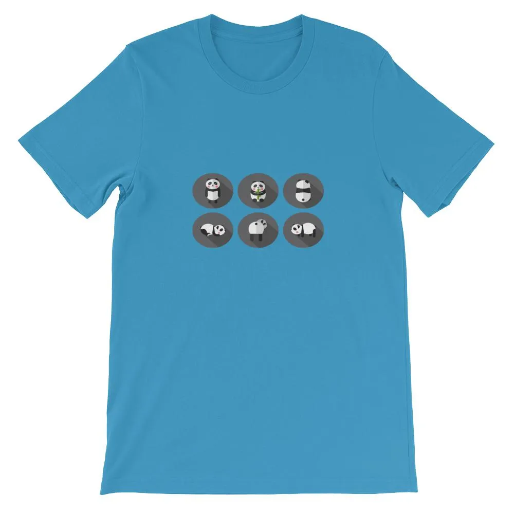 Mister Fab Panda Life Men Round Neck printed T-Shirts