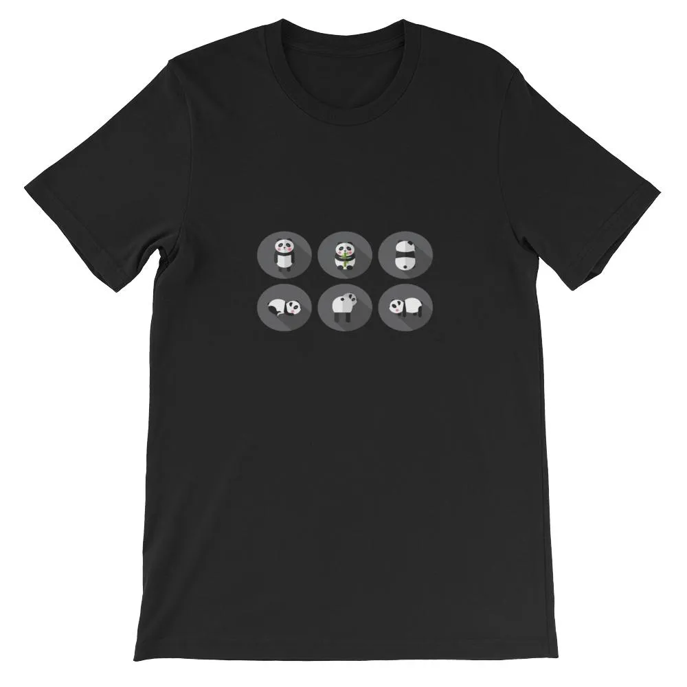 Mister Fab Panda Life Men Round Neck printed T-Shirts