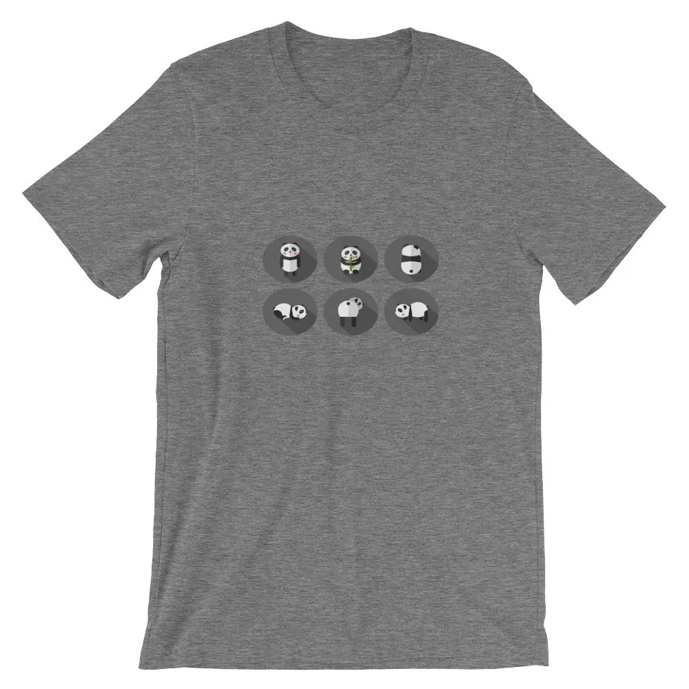 Mister Fab Panda Life Men Round Neck printed T-Shirts