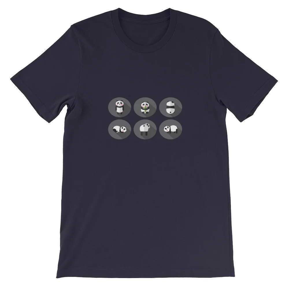 Mister Fab Panda Life Men Round Neck printed T-Shirts