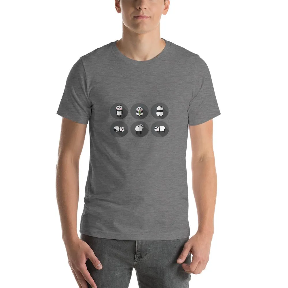 Mister Fab Panda Life Men Round Neck printed T-Shirts