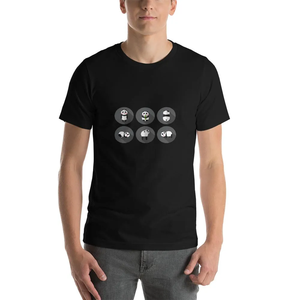 Mister Fab Panda Life Men Round Neck printed T-Shirts
