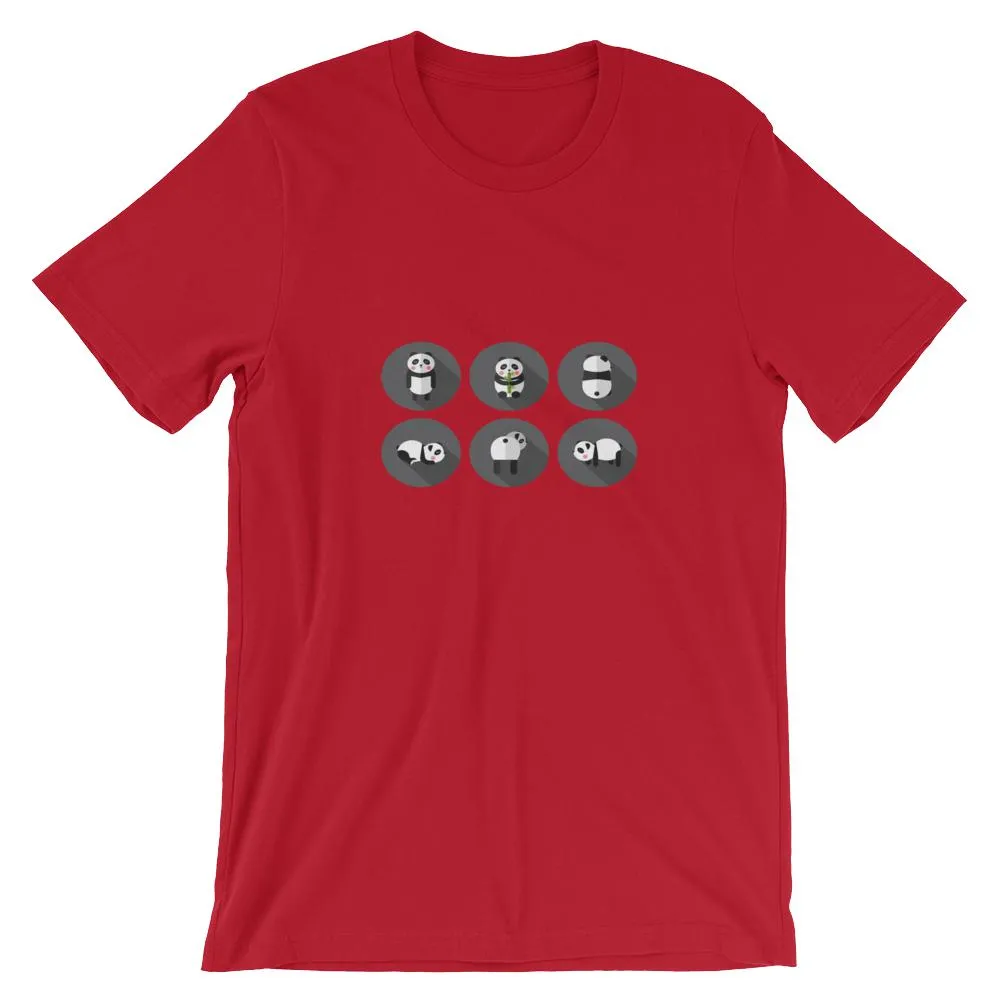 Mister Fab Panda Life Men Round Neck printed T-Shirts