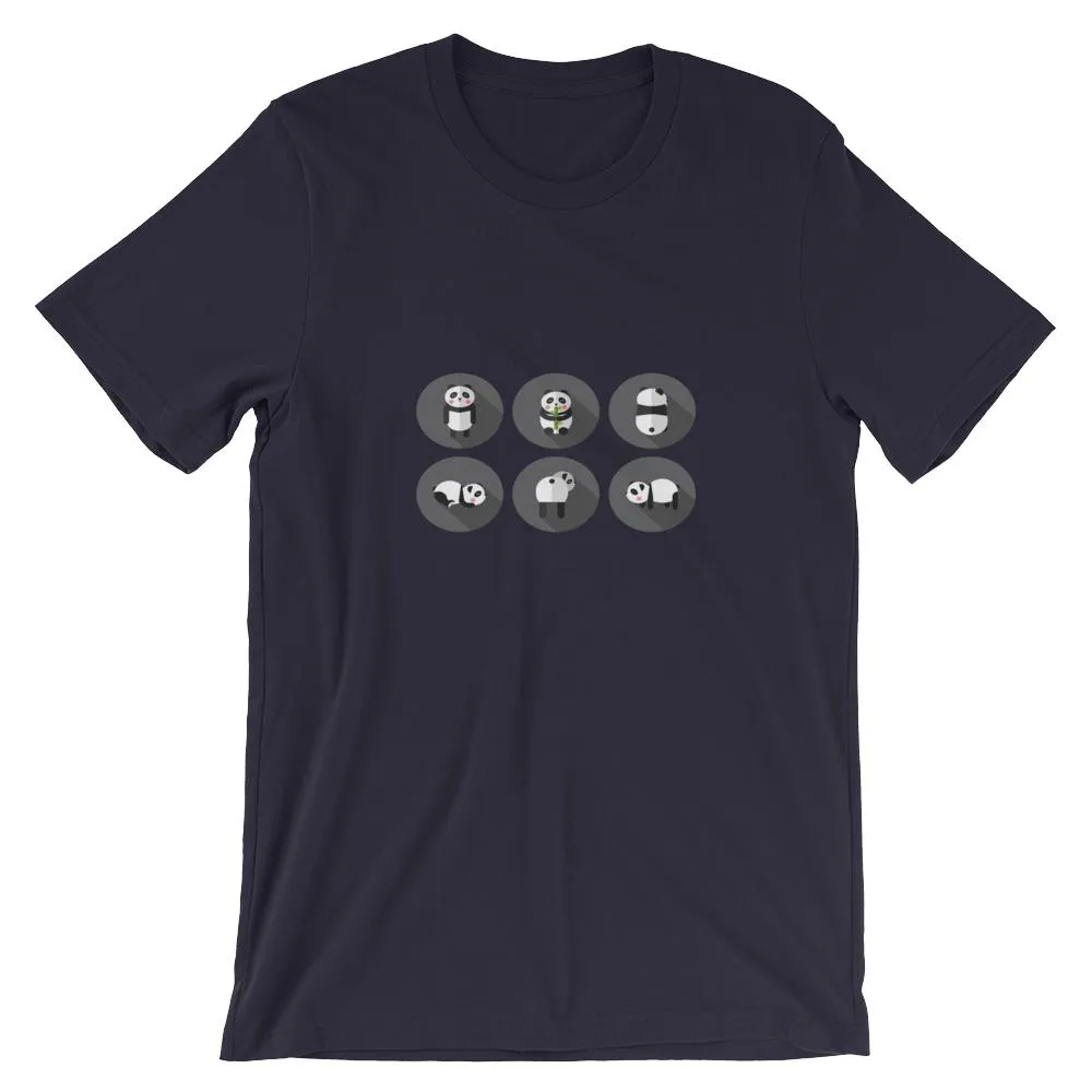 Mister Fab Panda Life Men Round Neck printed T-Shirts