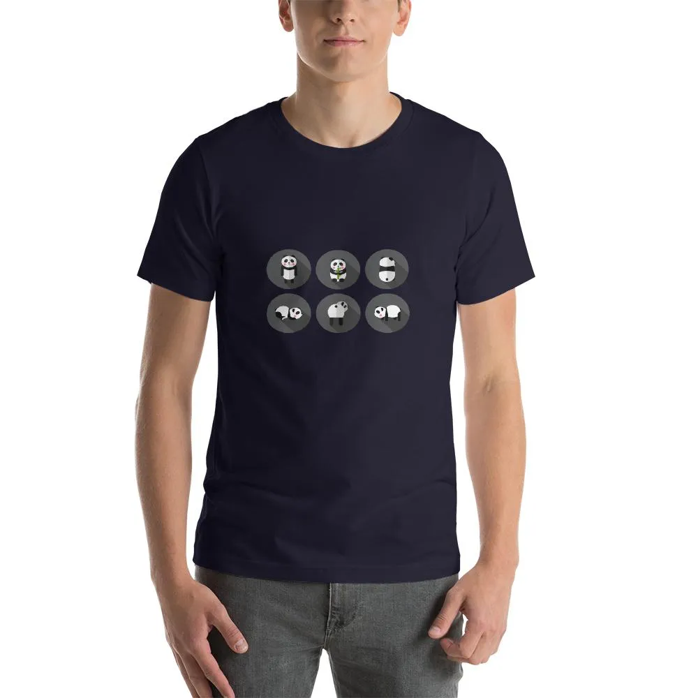 Mister Fab Panda Life Men Round Neck printed T-Shirts