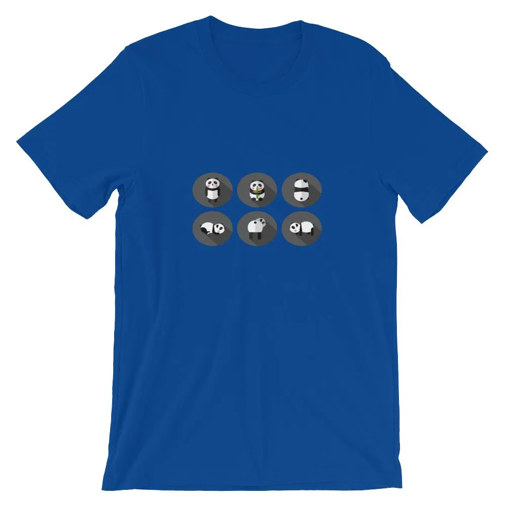 Mister Fab Panda Life Men Round Neck printed T-Shirts