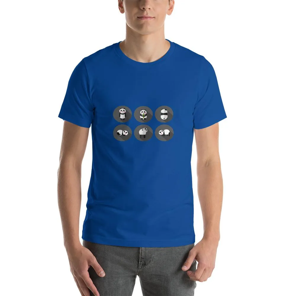 Mister Fab Panda Life Men Round Neck printed T-Shirts
