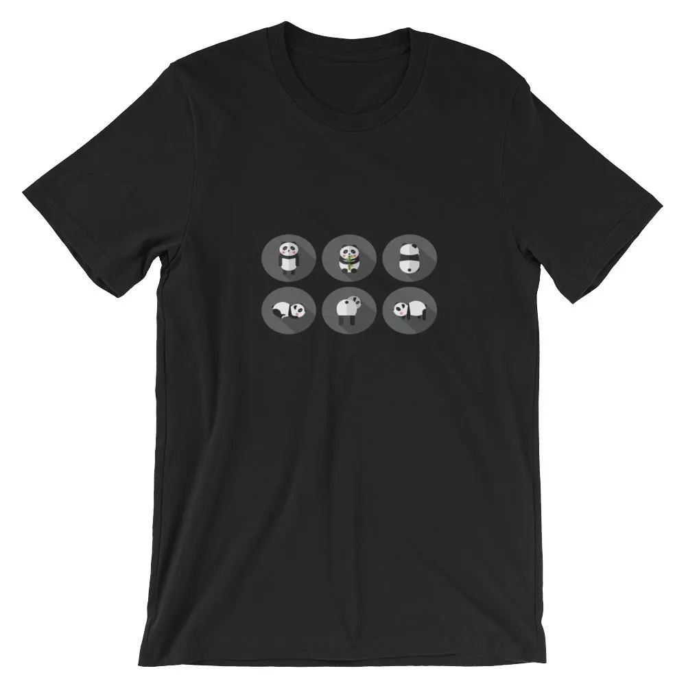 Mister Fab Panda Life Men Round Neck printed T-Shirts