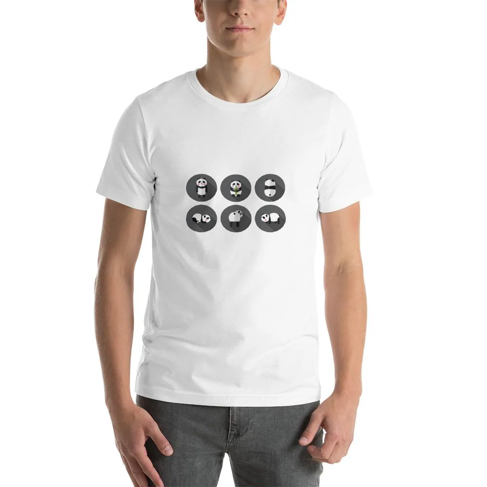 Mister Fab Panda Life Men Round Neck printed T-Shirts