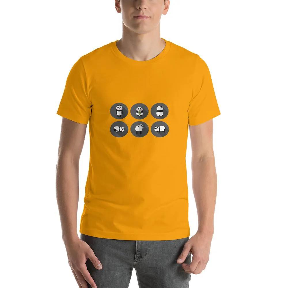Mister Fab Panda Life Men Round Neck printed T-Shirts