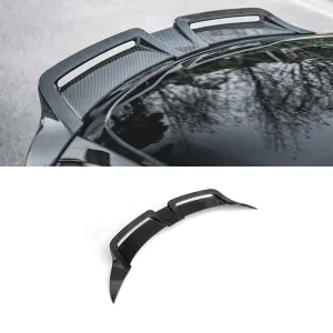 Model Y Real Carbon Fiber Full Body Kit CMST Tesla Retrofit Parts Front Bumper Lip Side Skirts Spoiler Wing