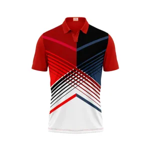 Next Print CustomiZed Polo Neck Red Jersey NPTS47