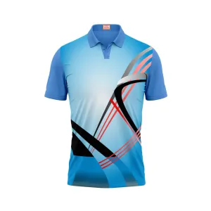 Next Print Customized Polo Neck Skyblue Jersey Design 12