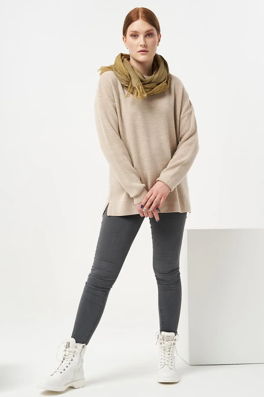 Oversize merino wool sweater